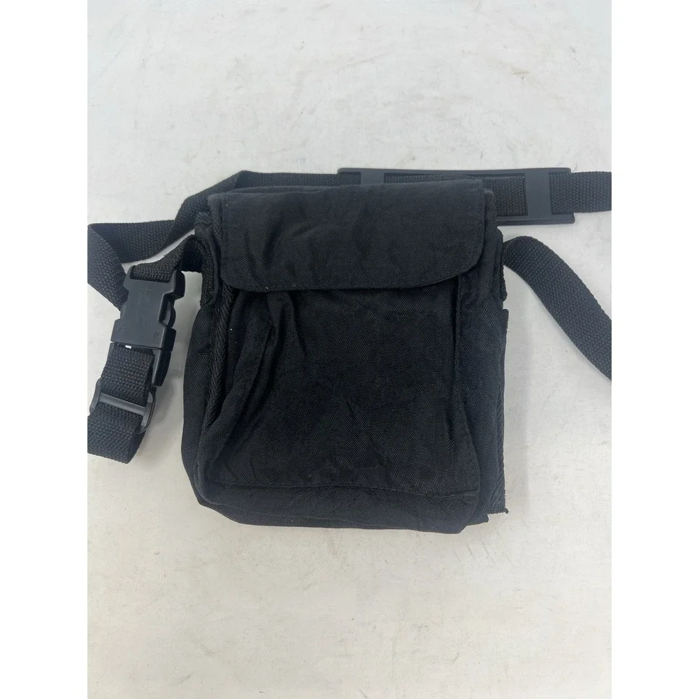 VINTAGE ORIGINAL NINTENDO GAME BOY BLACK CARRY CASE SOFT SHOULDER BAG w/ POCKETS